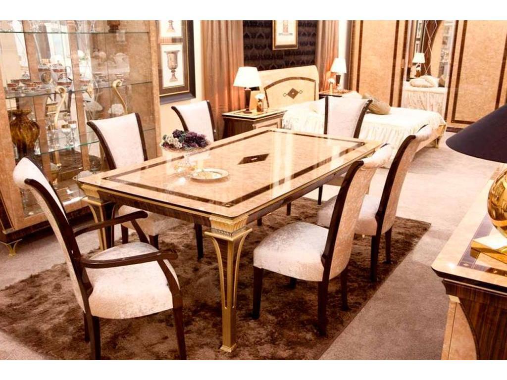стул с подлокотниками  Rossini Arredo Classic  орех