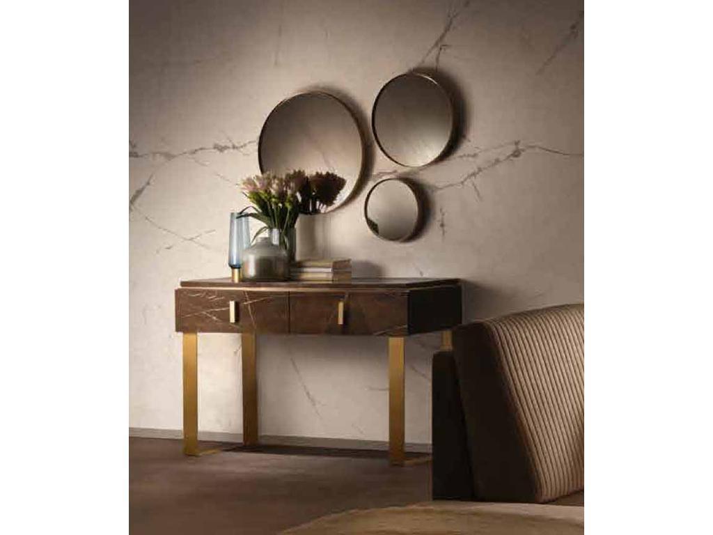 стол туалетный  Essenza Arredo Classic  венге, коричневый, золото
