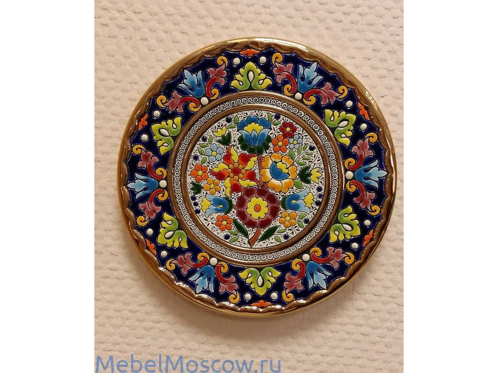 тарелка декоративная диаметр 21 см Ceramico Cearco  [01210900 ] золото, разноцветный