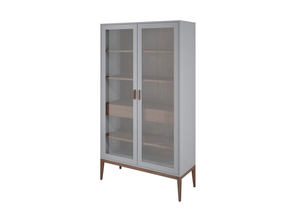 витрина 2 дверная  Космо Liberty  [502] серый