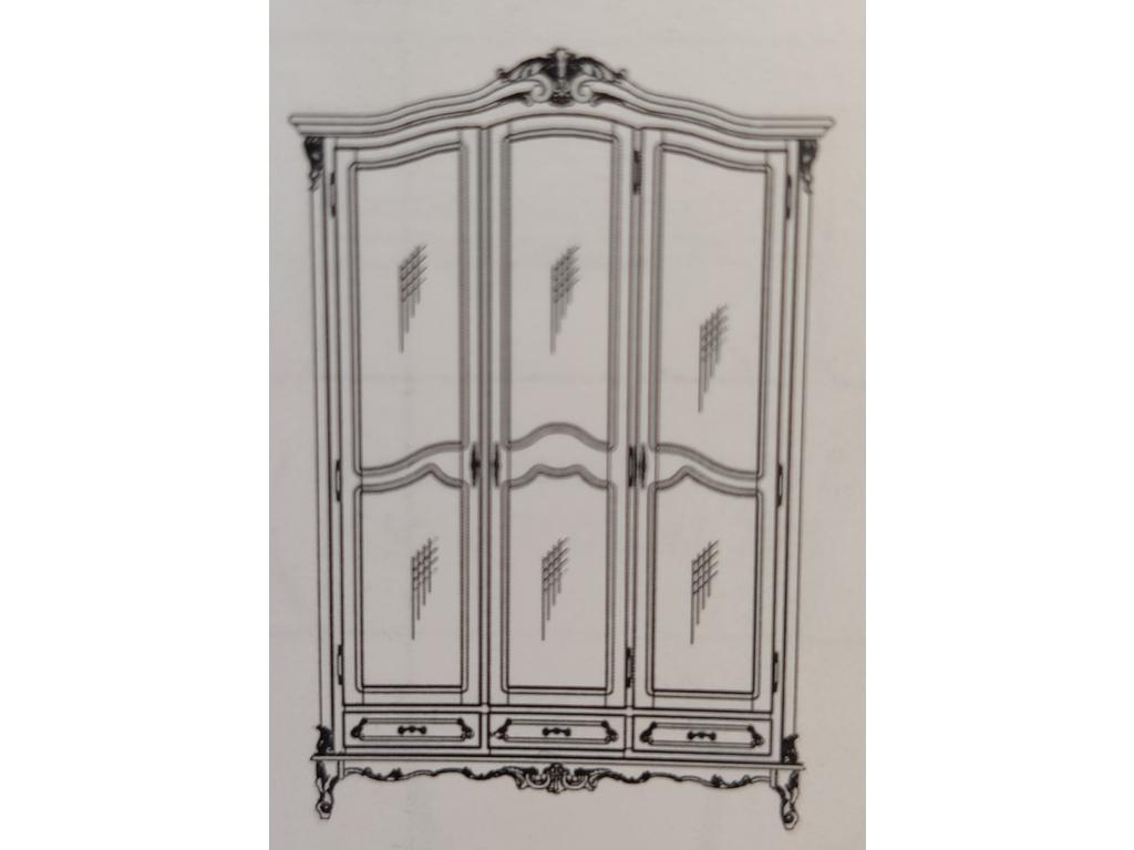 Шкаф 3 дверный Simex Роял