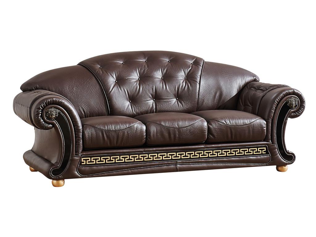 диван 3-х местный 3-местный Versace ESF  коричневый