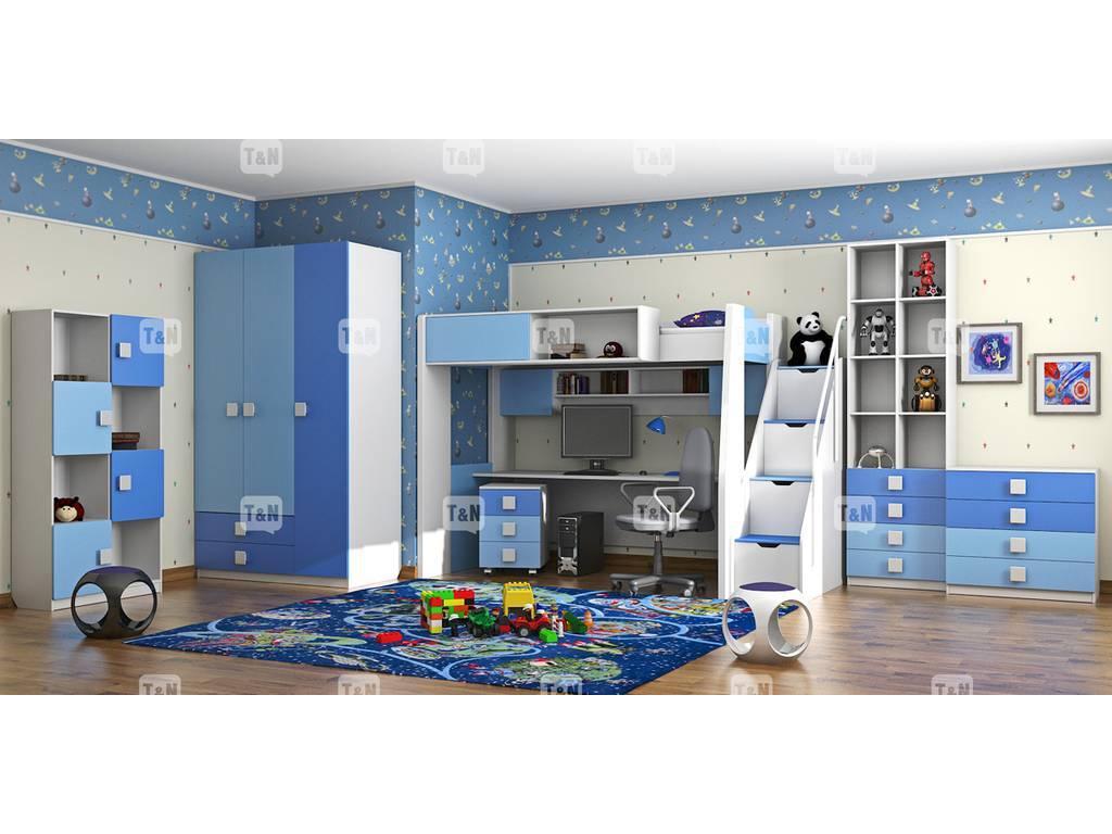 детская комната современный стиль  Tommy Tomyniki  голубой
