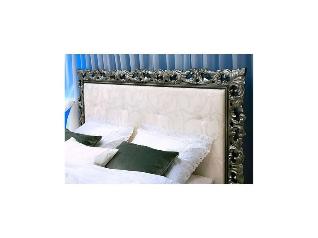 кровать двуспальная с подъемным механизмом 160х200 с п/м Летиция Флоренция  белый, золото