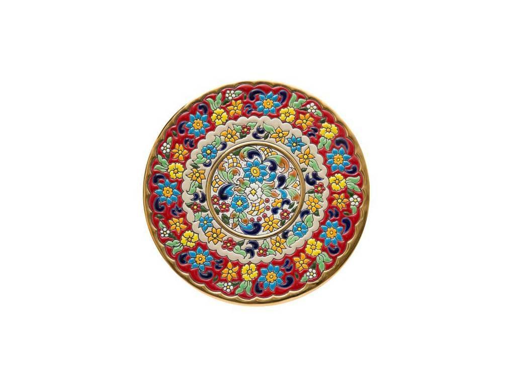 тарелка декоративная 21см Ceramico Artecer  [115-08] золото, разноцветный