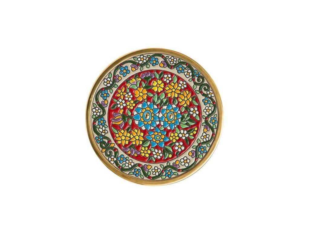 тарелка декоративная 21см Ceramico Artecer  [115-53] золото, разноцветный