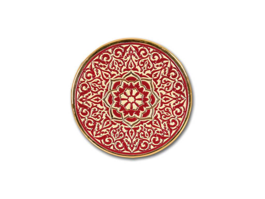 тарелка декоративная 23см Ceramico Artecer  [116-61] золото, разноцветный