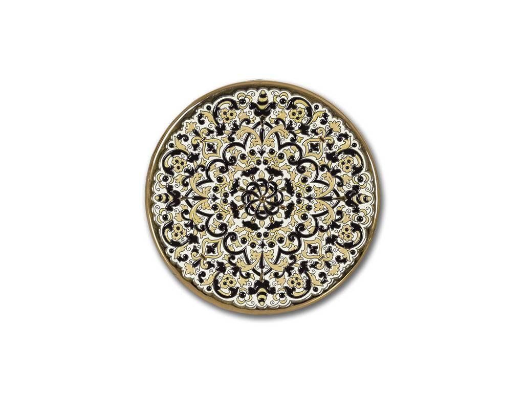 тарелка декоративная 23см Ceramico Artecer  [116-64] золото, разноцветный