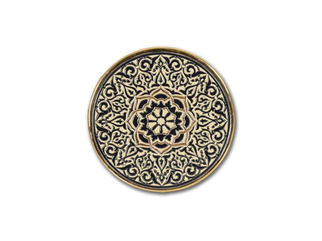 тарелка декоративная 23см Ceramico Artecer  [116-65] золото, разноцветный