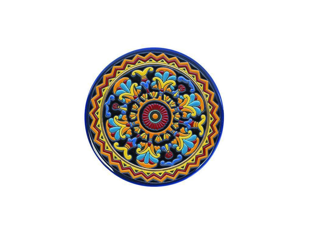 тарелка декоративная 28см Ceramico Artecer  [966-44] синий, разноцветный