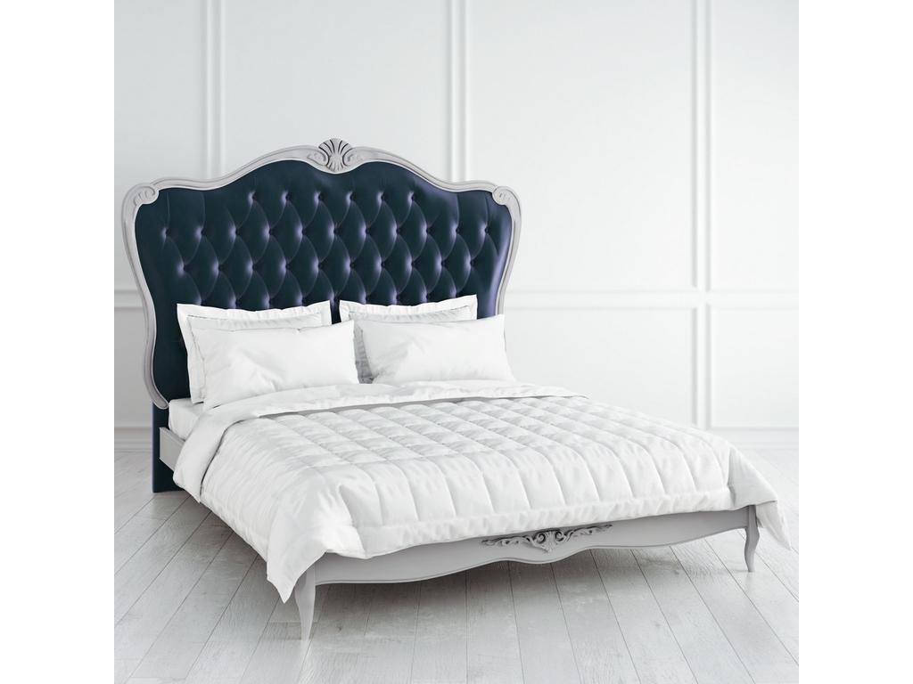 кровать двуспальная 160х200 Atelier Home Latelier Du Meuble  [A526-K04-S-B18] серо-бежевый, серебро