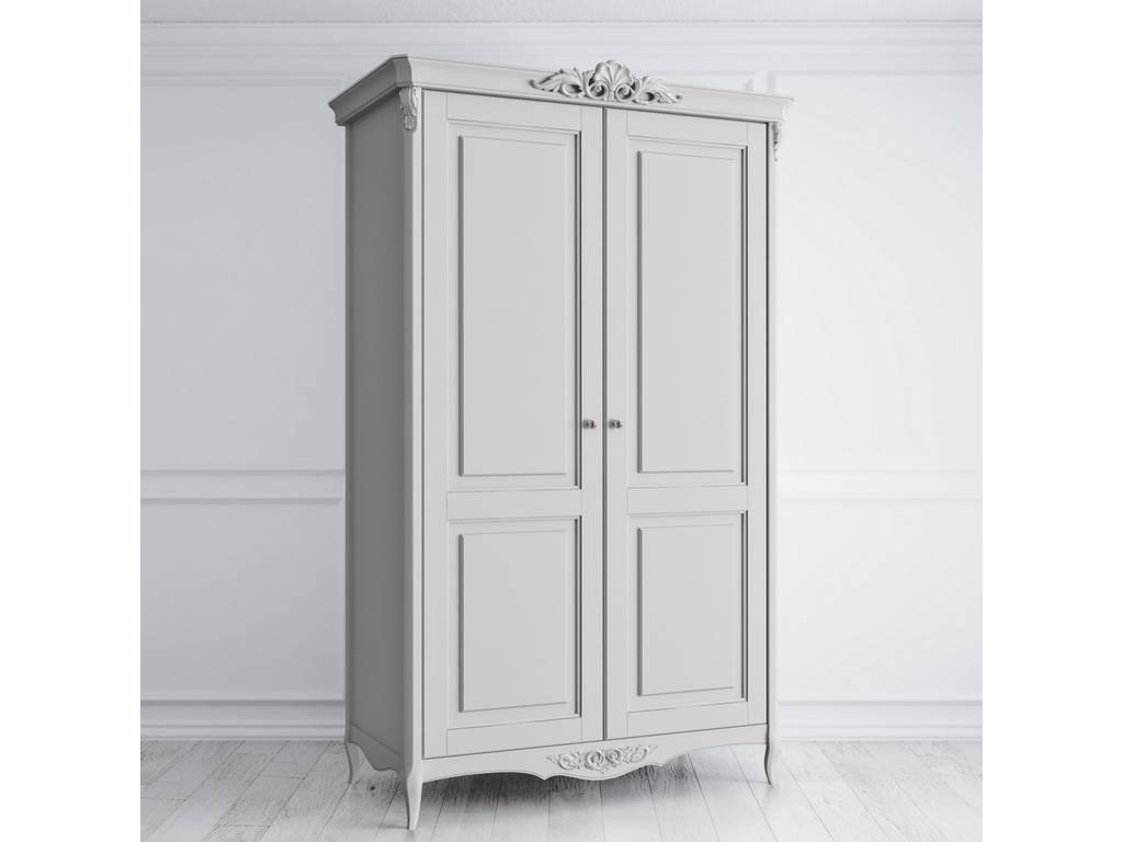 шкаф 2 дверный  Atelier Home Latelier Du Meuble  [APs622-K04-S] серо-бежевый, серебро