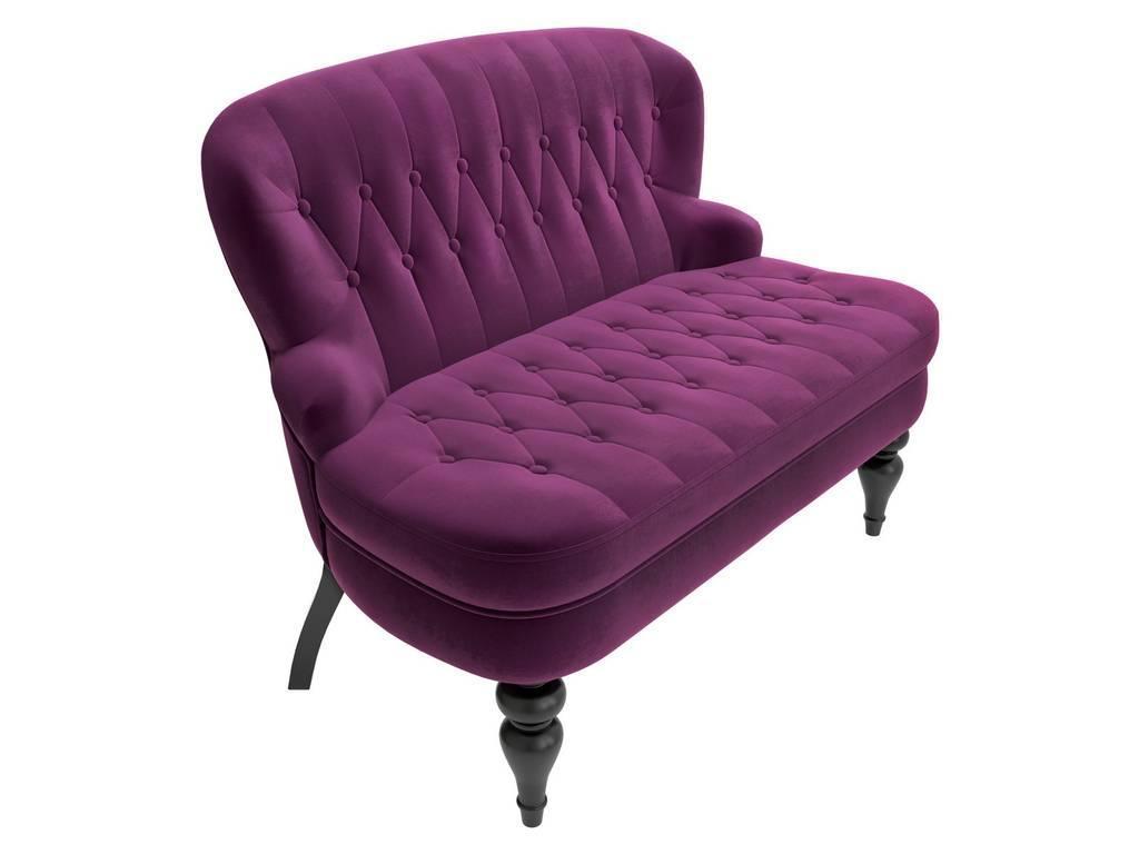 диван 2-х местный  Canapes LAtelier Du Meuble  [M10-B-E32] фиолетовый