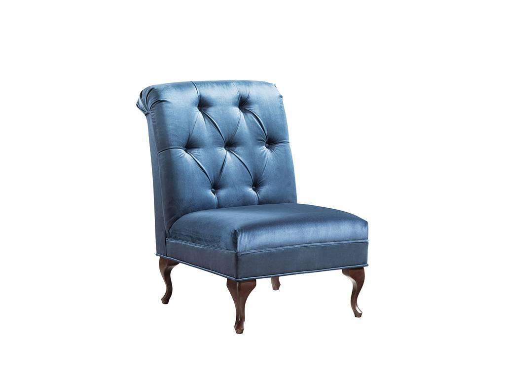 кресло без подлокотников Classic Taranko  орех, синий
