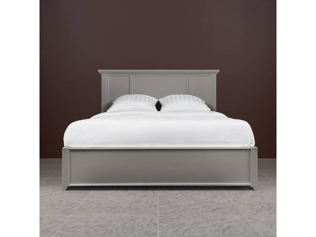 кровать двуспальная 160 с подънмным мех-ом Бруклин RFS  [7160ПМ/G] серый