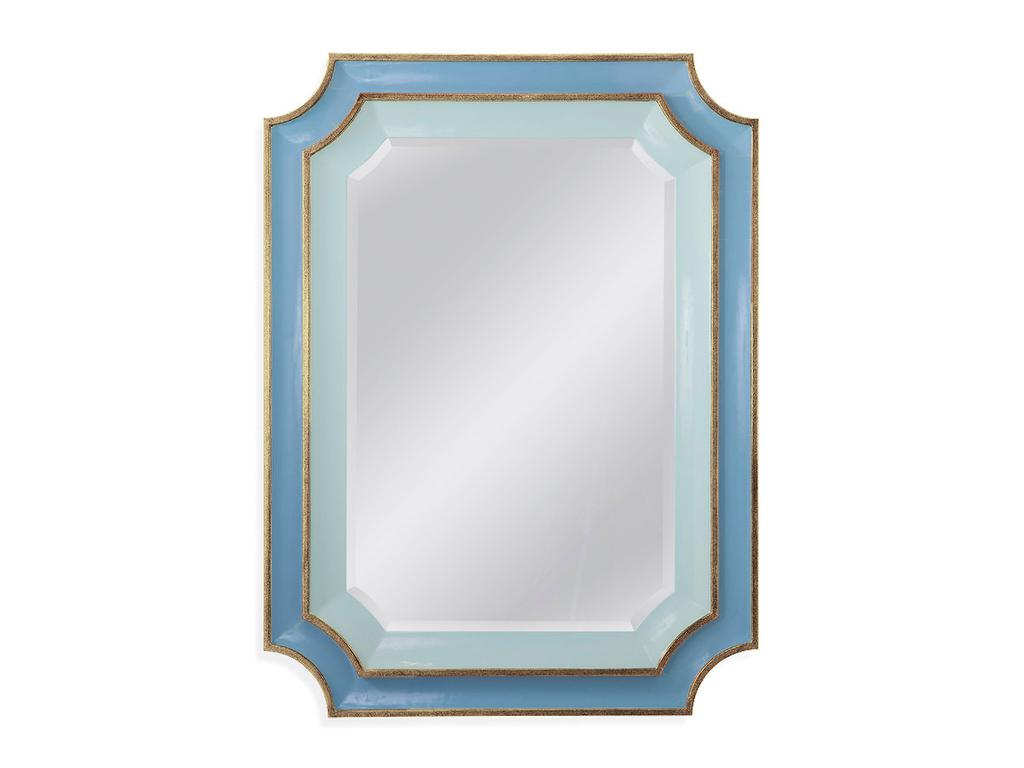 зеркало навесное венецианское Кьяра Hermitage  [LH1250blue] голубой