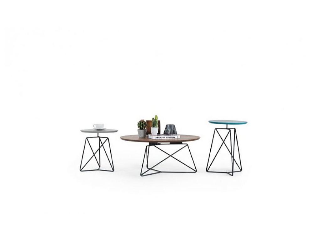 стол кофейный кофейных столов Solo Homage  [423984] коричневый, черный