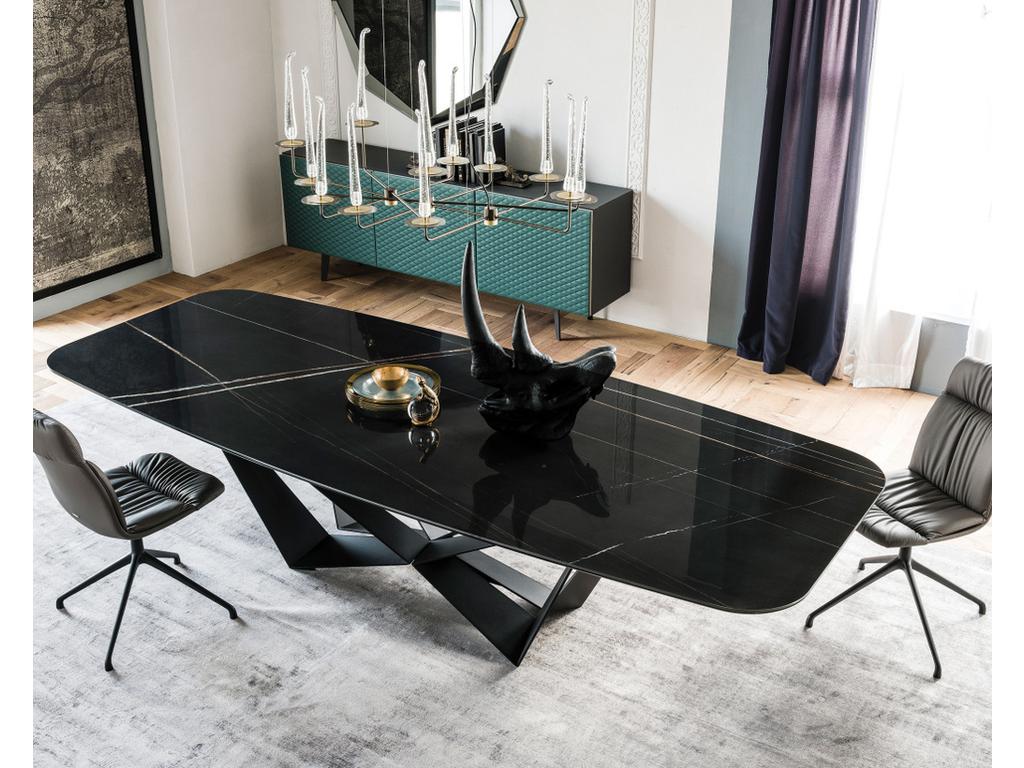 Стол обеденный STG Scorpio Marble Black