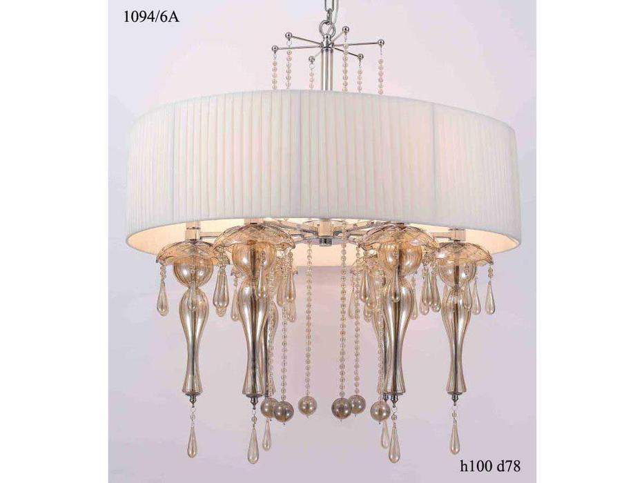 люстра подвесная : Catic Company [1094/6А] (стекло шампань)