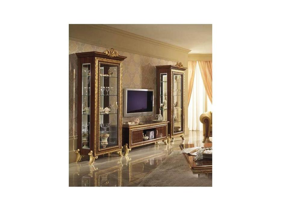 витрина 1 дверная левая, правая Джотто без короны Giotto Arredo Classic  орех