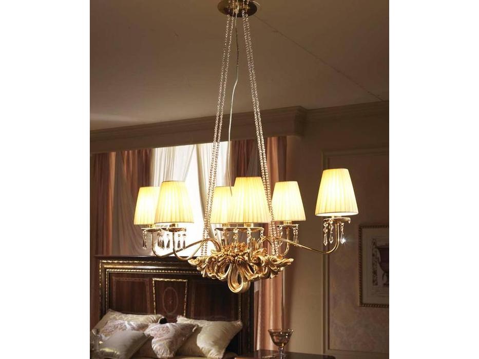 люстра подвесная Джотто Giotto: Arredo Classic [] (бежевый, золото)