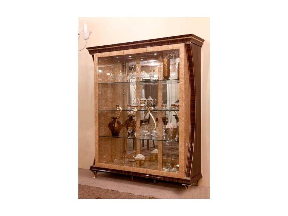 витрина 3-х дверная Rossini: Arredo Classic [] (орех)