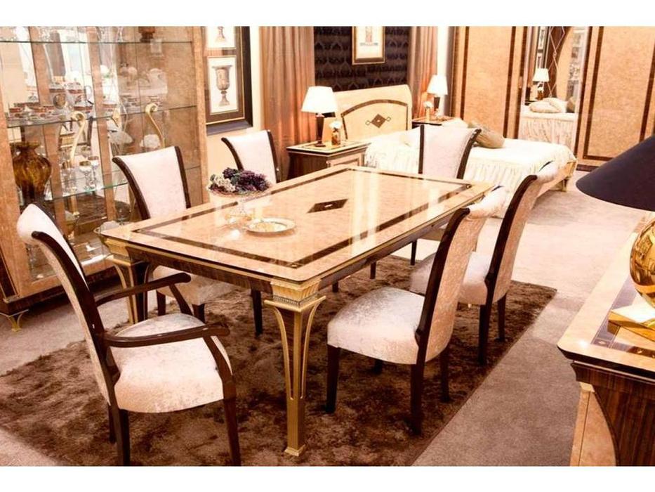 стул с подлокотниками  Rossini Arredo Classic  орех