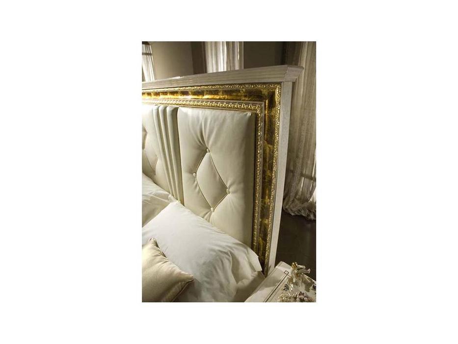 кровать двуспальная 180/200х200 Раффаэлло Arredo Classic  слоновая кость
