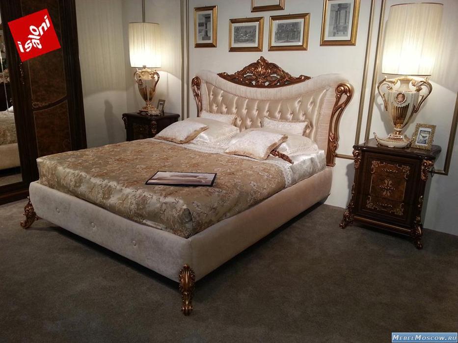 кровать двуспальная 160х190 Sinfonia: Arredo Classic [221] (золото)