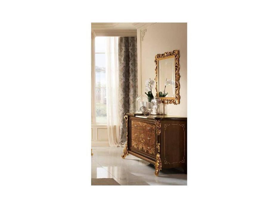 зеркало настенное для комода Sinfonia Arredo Classic  [221] орех, золото
