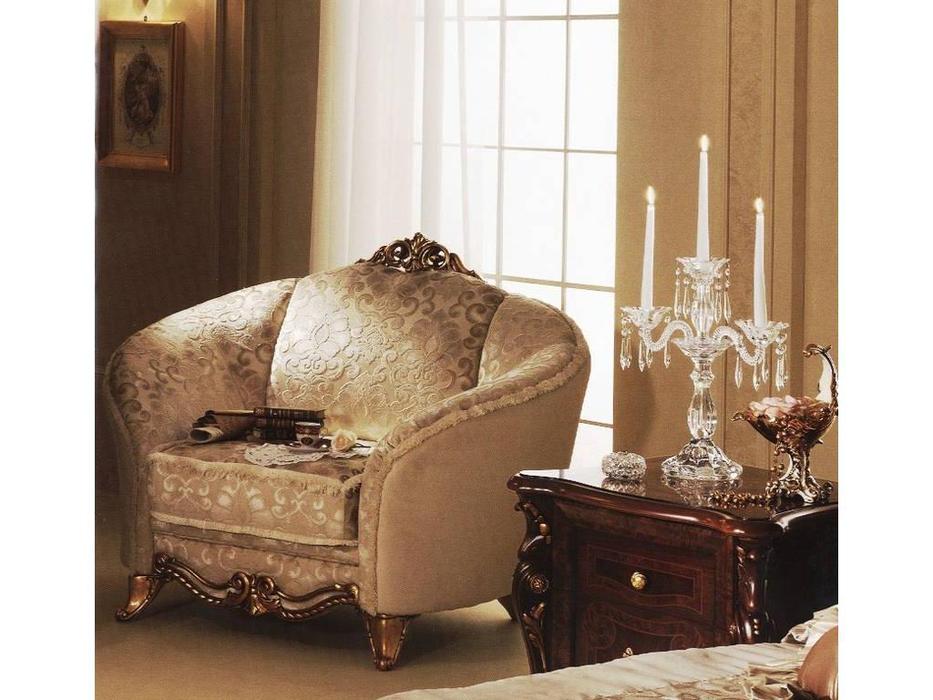 кресло ткань cat. B Donatello Arredo Classic  золотой