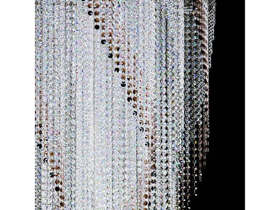 люстра хрустальная FLAME Flame Artglass  [FLAME 700x1600 NICKEL CE] никель
