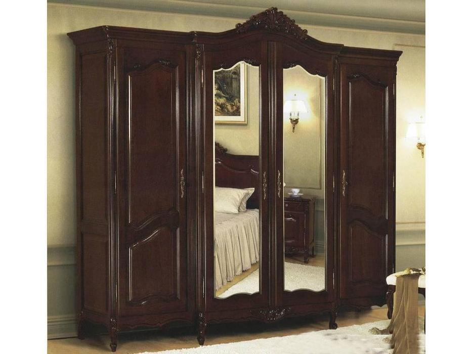 шкаф 4-х дверный дв. Могадор Mogador Mobex  орех