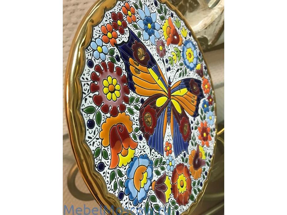 тарелка декоративная диаметр 21 см Ceramico Cearco  [01210500 ] золото, разноцветный