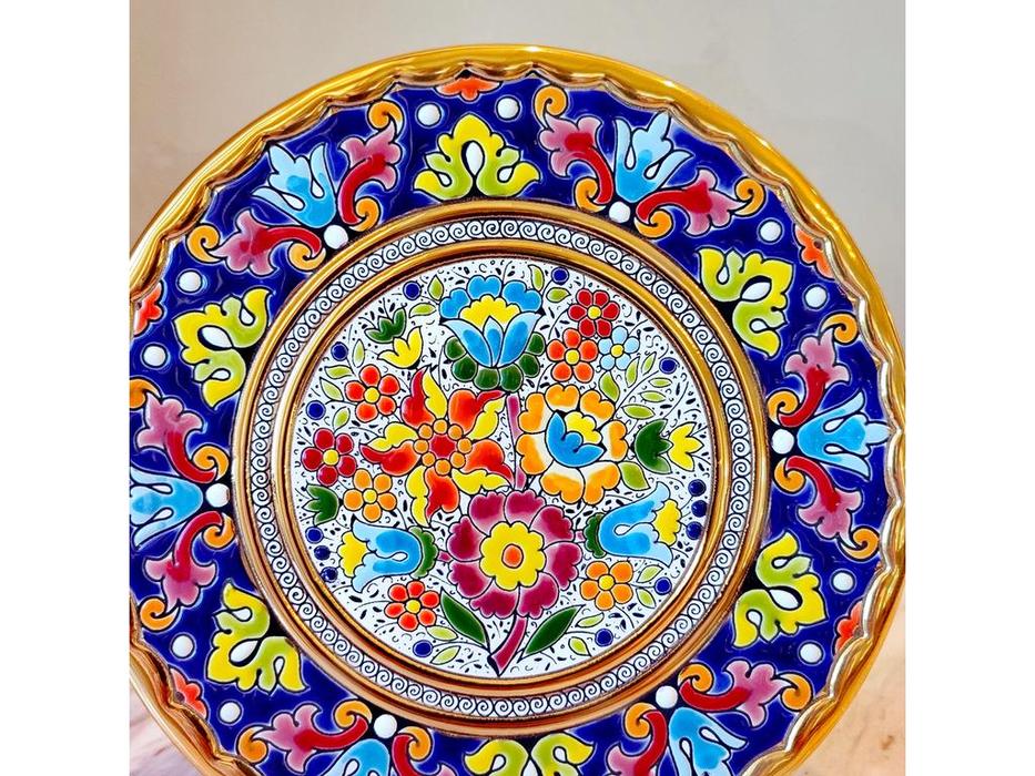тарелка декоративная диаметр 21 см Ceramico: Cearco [01210900 ] (золото, разноцветный)