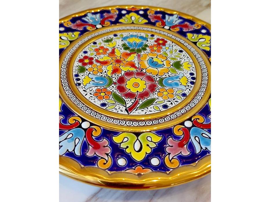 тарелка декоративная диаметр 21 см Ceramico: Cearco [01210900 ] (золото, разноцветный)