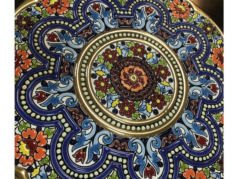 тарелка декоративная диаметр 28 см Ceramico Cearco  [01280300] золото, разноцветный