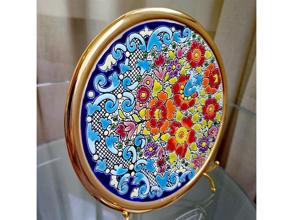 тарелка декоративная Ceramico: Cearco [01170400] (синий, красный)