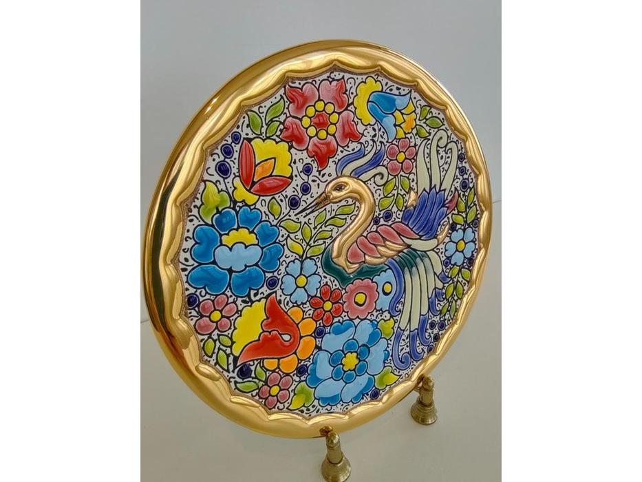 тарелка декоративная диаметр 14 см Ceramico Cearco  [01140600] золото