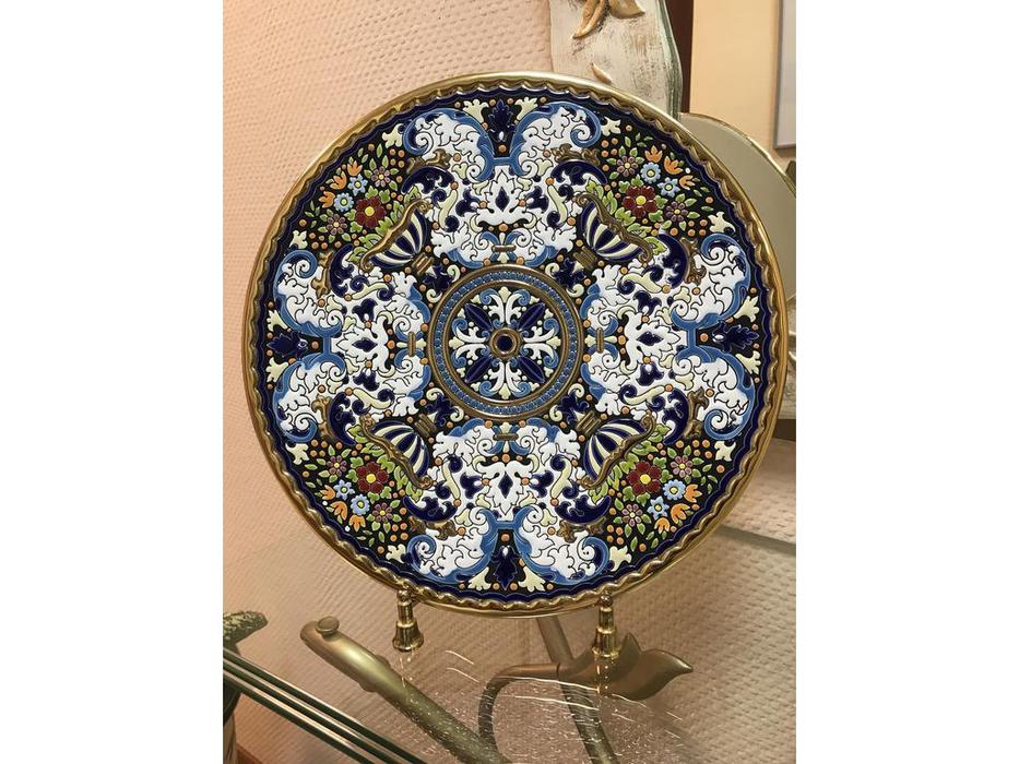 тарелка декоративная диаметр 35 см Ceramico Cearco  [01350400] золото