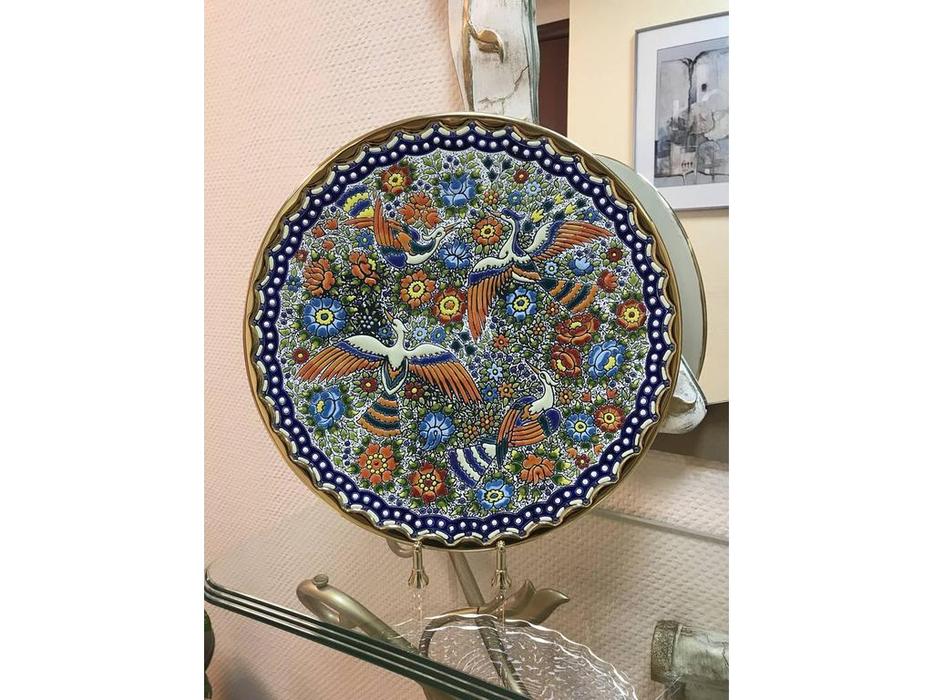 тарелка декоративная диаметр 40 см Ceramico Cearco  [01400100] золото