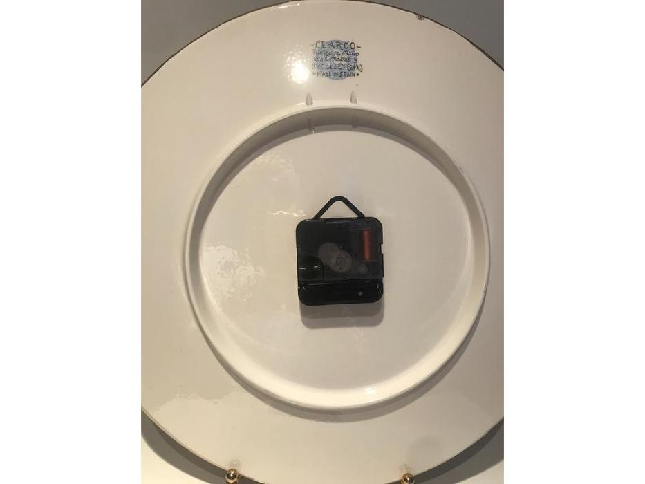 тарелка-часы диаметр 35 см Ceramico: Cearco [02350300] (золото, разноцветный)