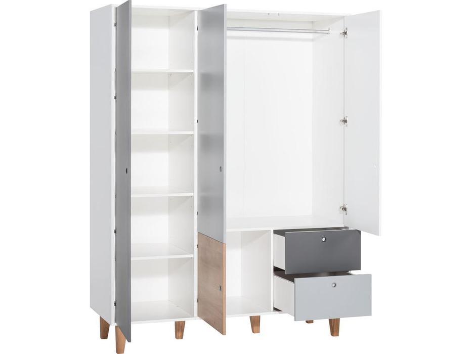 шкаф 3-х дверный  Concept Vox  [5020008] белый,графит,серый,дуб