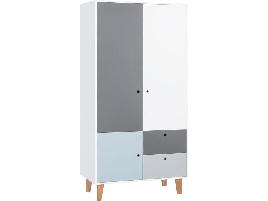 шкаф 2-х дверный  Concept Vox  [5020010] белый,графит,серый,голубой