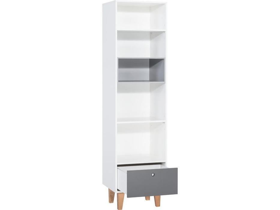 шкаф книжный  Concept Vox  [4020034] белый,графит,серый