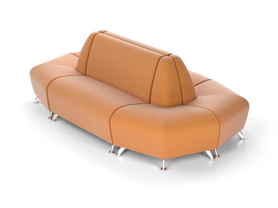 мягкая мебель в интерьере  Островок  Интер Хром Евроформа  оранжевый