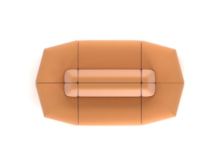 мягкая мебель в интерьере  Островок  Интер Хром Евроформа  оранжевый