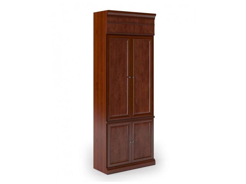 шкаф 2 дверный для одежды Monarch INTER  [MNV-100266 W] вишня