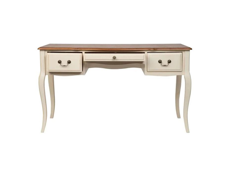 стол письменный с эффектом старения Provence Mobilier de Maison  [ST9347] молочный