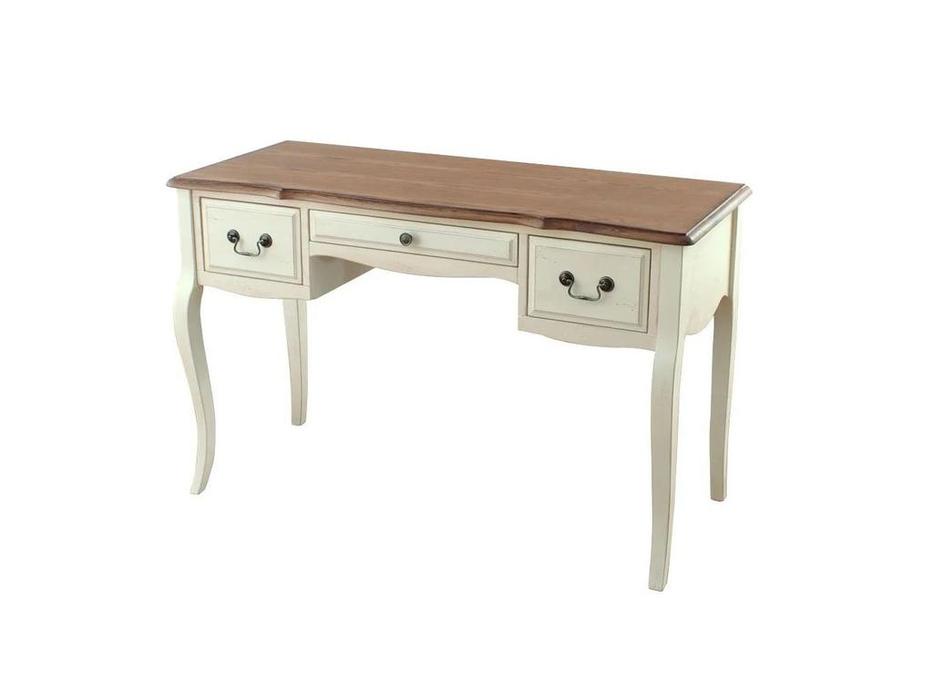 стол письменный с эффектом старения Provence Mobilier de Maison  [ST9347] молочный